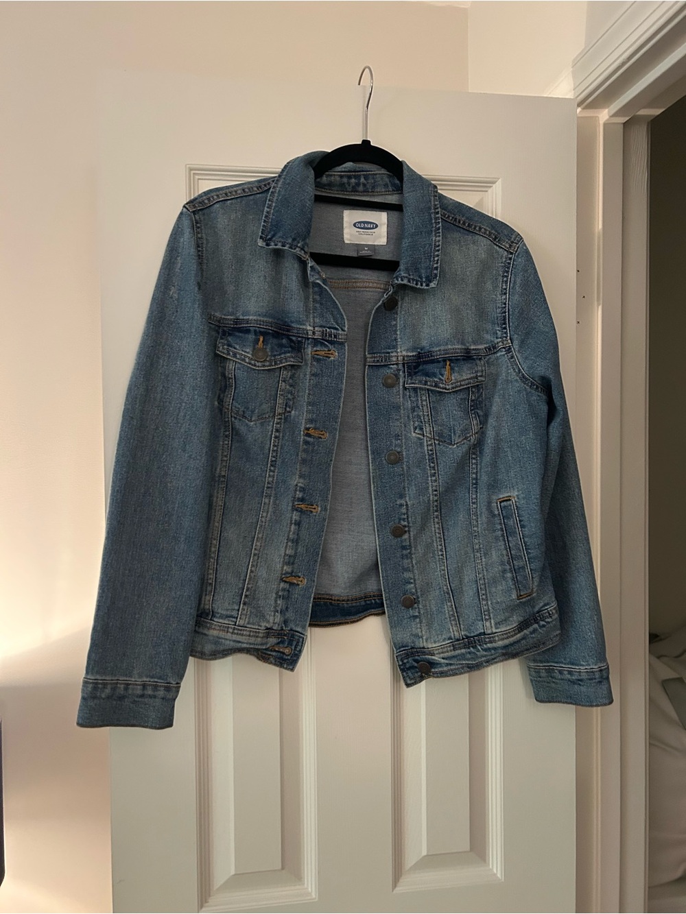 Old Navy Medium Blue Denim Jacket - Women's Classic Trucker